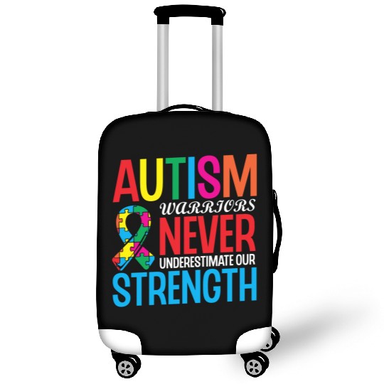 Autism Warriors Never Underestimate Our Strength Luggage Covers
