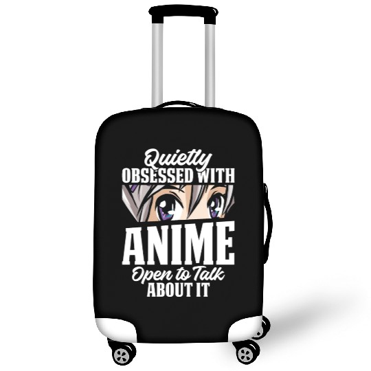 Quietly Obsessed With Anime Japanese Otaku Anime E Luggage Covers