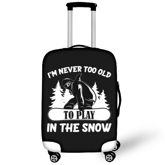 Funny Snowboard Saying Snowboarding Luggage Covers