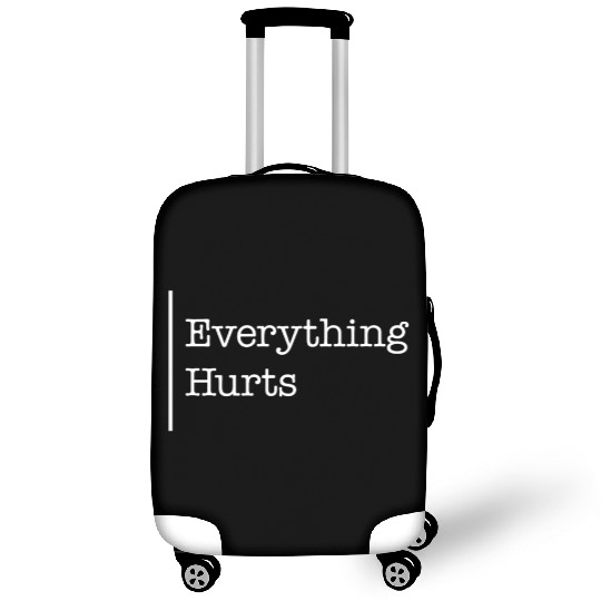 Gym Luggage Covers, Everything Hurts Luggage Covers, Gift For Workout