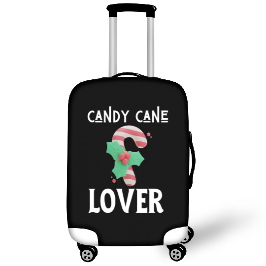 Candy Cane Lover Christmas Peppermint Candy Canes Luggage Covers