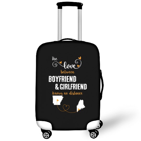 Love Between BF And GF Arkansas To Maine Gift Luggage Covers