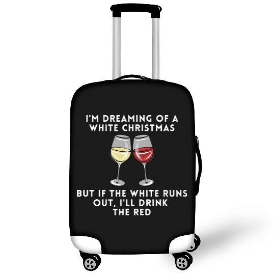 Dreaming of a white christmas - or maybe red Luggage Covers