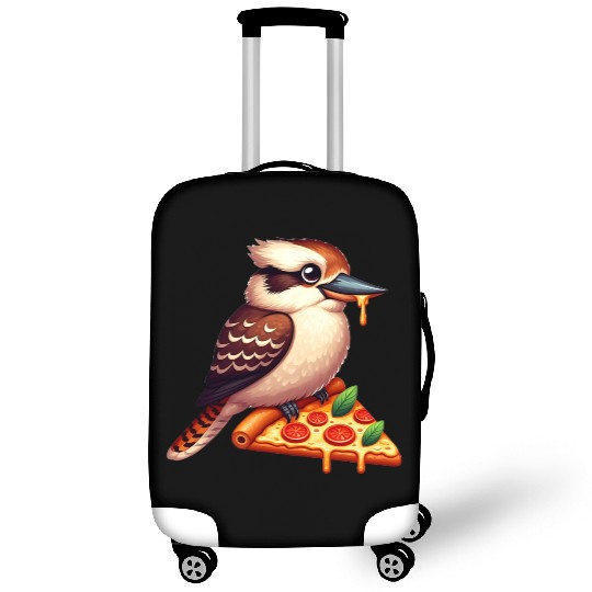 Kookaburra is enjoying a delicious pizza Luggage Covers
