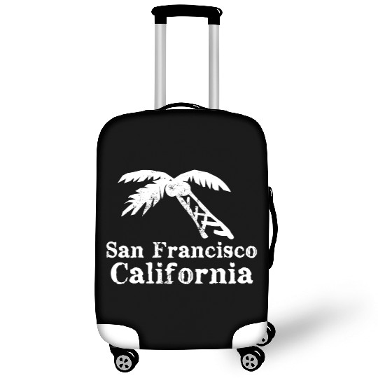 San Francisco California Palm Tree Souvenirs Gifts Luggage Covers