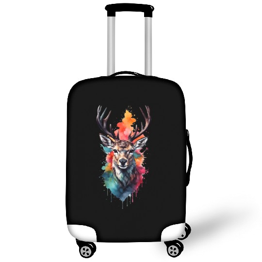 Colorful Swamp Deer Luggage Covers