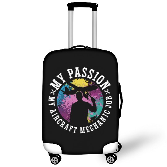 Aircraft Mechanic My Passion My Airplane Mechanic Luggage Covers