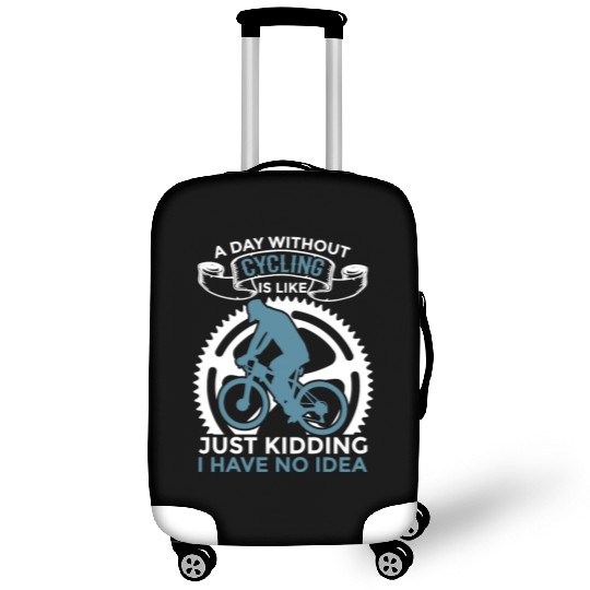 Motivational Cycling Quote Luggage Covers