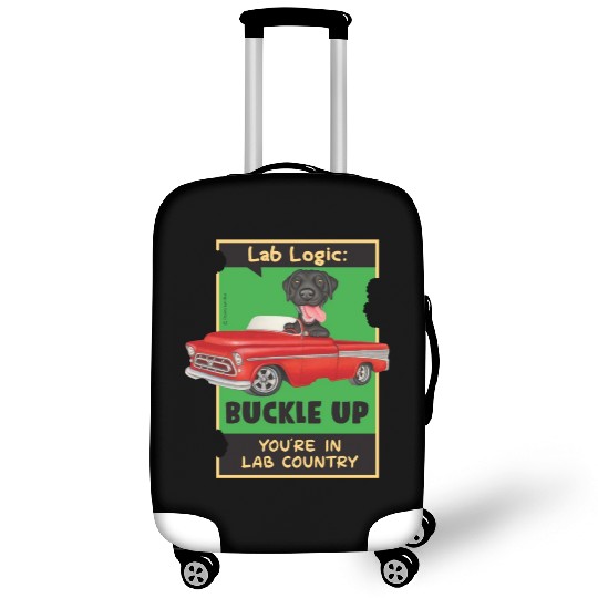 Black Lab Logic Luggage Covers