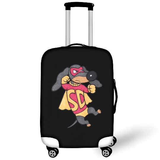 Super Doxie SUPER HERO CARTOON Luggage Covers