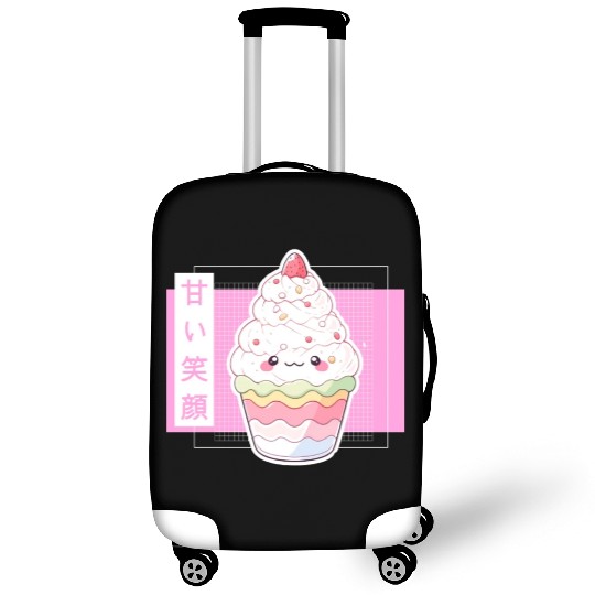 Kawaii Strawberry Cupcake Cute Pastel Japanese Aes Luggage Covers