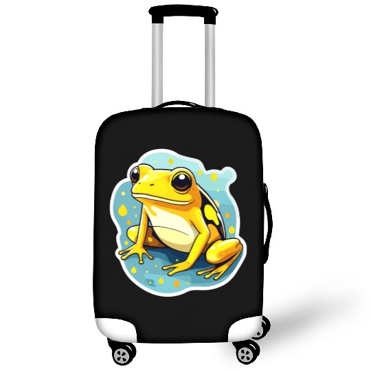Golden Poison Frog Illustration Luggage Covers