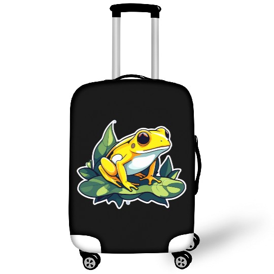 Golden Poison Frog Illustration Luggage Covers