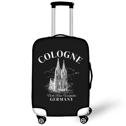 Cologne Germany retro Luggage Covers
