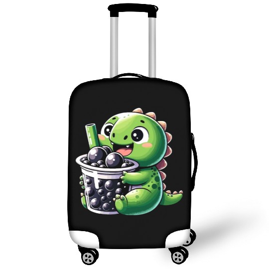 Boba Tea Dragon Kawaii Luggage Covers