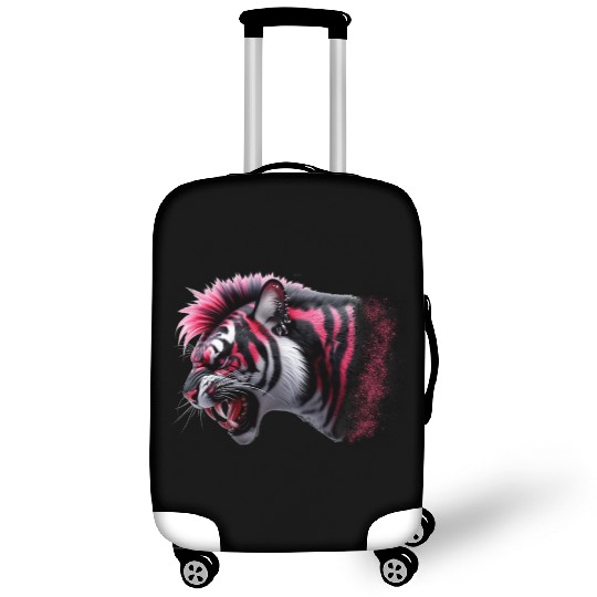 Tiger pink punk Luggage Covers