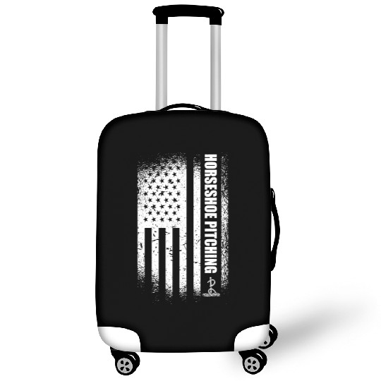 Horseshoe Pitcher Luggage Covers
