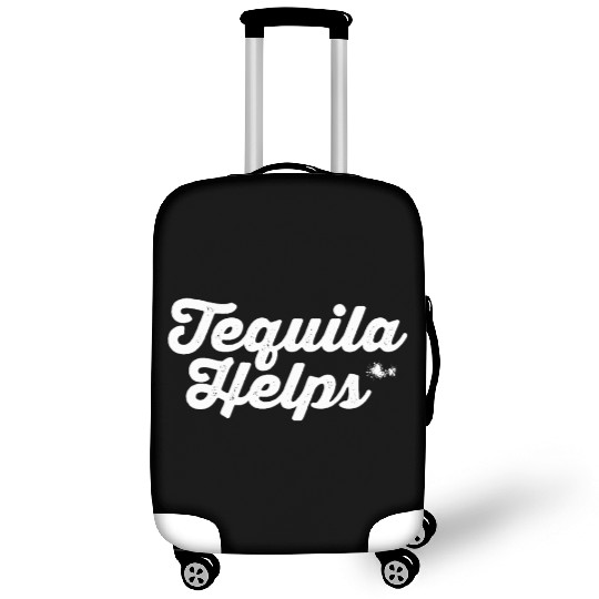 Tequila Helps Funny Mexican Alcohol Drink Pun Luggage Covers