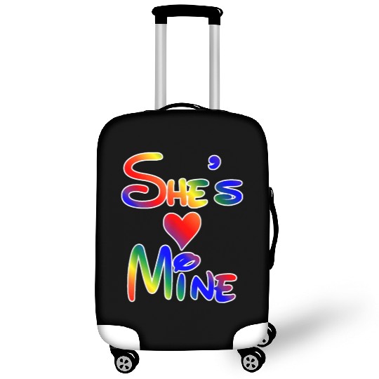 LGBT Pride I'm Her She's Mine Lesbian Couple Love Luggage Covers