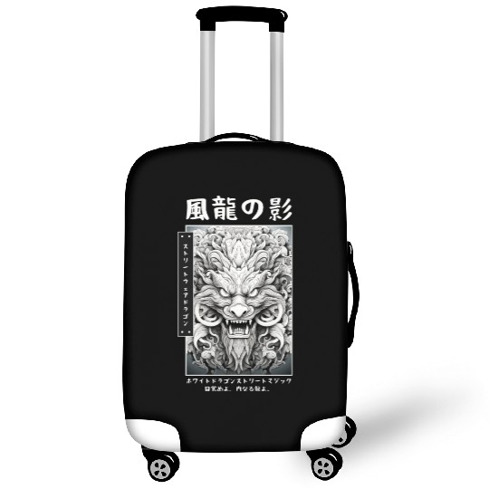 Japanese Streetwear Dragon Vaporwave Harajuku Japa Luggage Covers