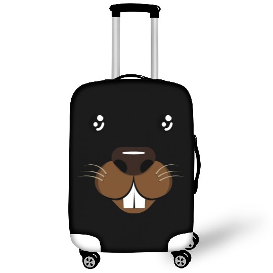 Groundhog Face Rodent Groundhog Day Luggage Covers