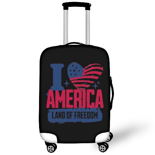 Clothing Apparel Luggage Covers i love america