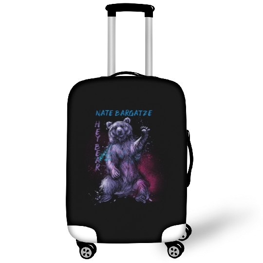 Hey Bear Painting Luggage Covers