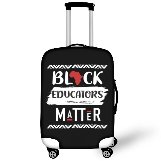 Black Educators Matter African History Teacher Men Luggage Covers