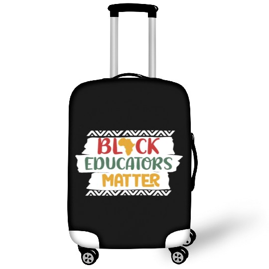 Black Educators Matter African History Teacher Men Luggage Covers
