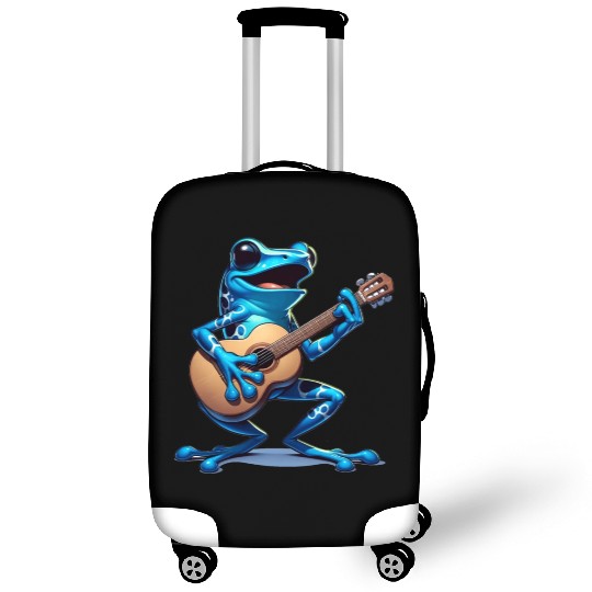 Poison dart frog guitar Luggage Covers