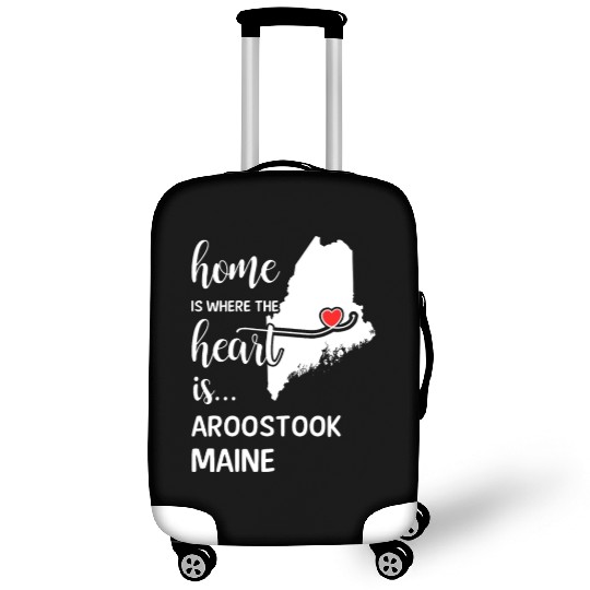 Aroostook County Maine Is Where My Heart Is Gift Luggage Covers