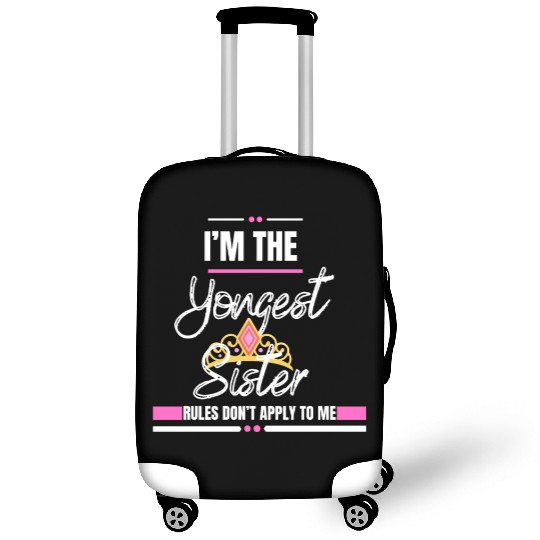 I Am The Youngest Sister Sibling Love Family Luggage Covers