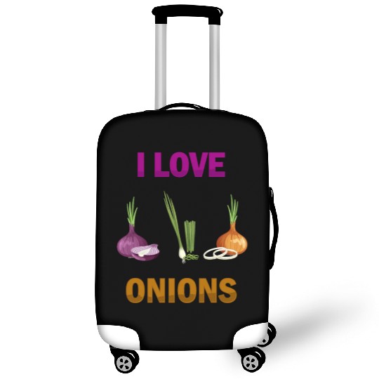 I Love Onions, For Onion and Vegetable Lovers Luggage Covers