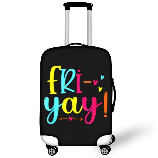 Fri Yay Funny Teachers Weekend Luggage Covers