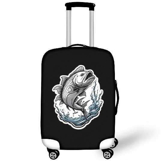 monsters fish Luggage Covers