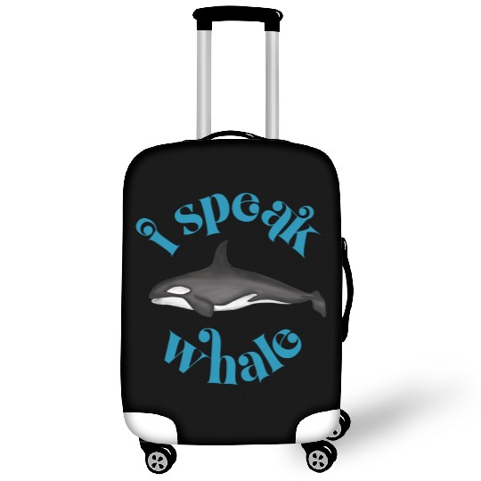 Cute I Speak Whale Orca Killer Whale Retro Style Luggage Covers