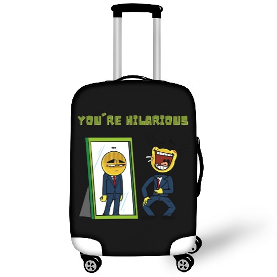 You're hilarious Sarcasm funny Emojis Luggage Covers