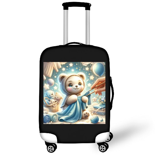 Starry Snuggles Panda Luggage Covers
