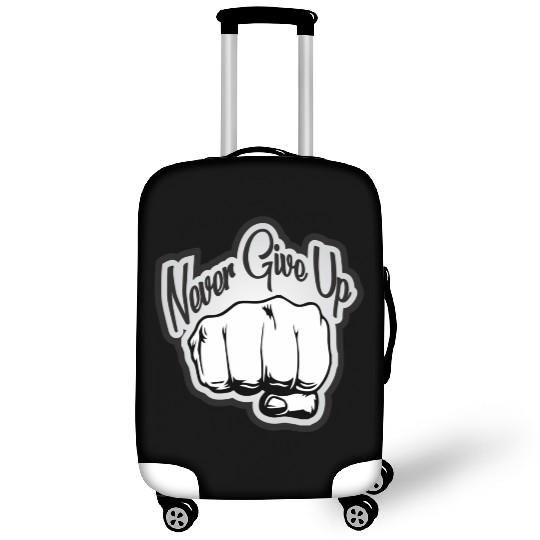nEVER gIVE uP Luggage Covers