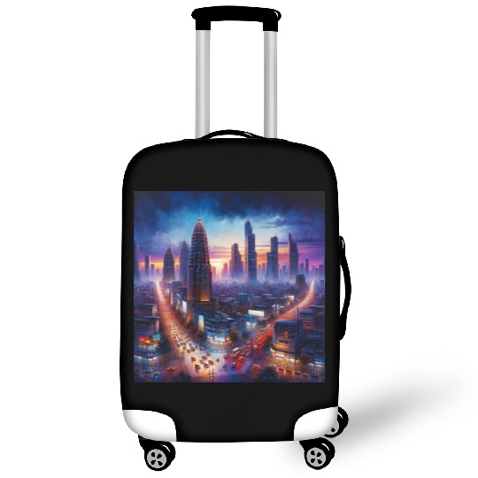 Urban Twilight Luggage Covers