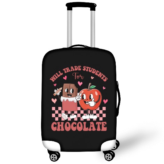 Retro Will Trade Students For Chocolate Teacher Luggage Covers