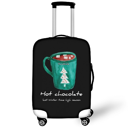Drink Hot chocolate good last winter time Yard Luggage Covers