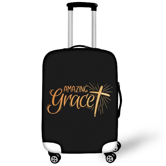 Amazing Grace Lettering Luggage Covers