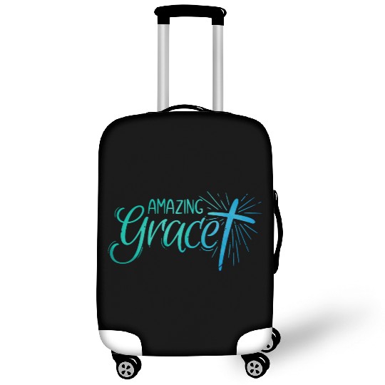 Amazing Grace Lettering Luggage Covers