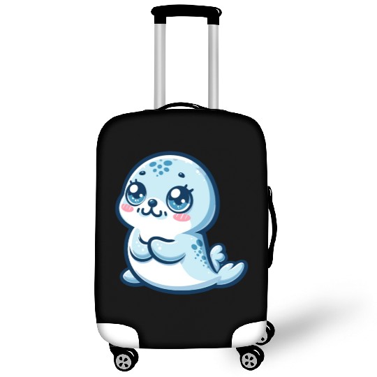 Graceful Seal Serenity Luggage Covers