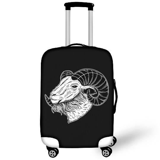 Baphomet Goat Devil Horn Head Luggage Covers