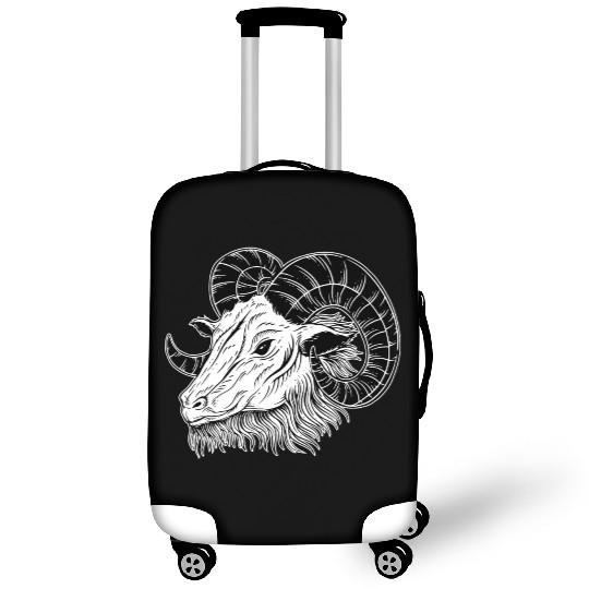 Baphomet Goat Horn Art Luggage Covers