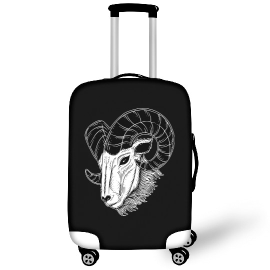 Dark Baphomet Goat Art Luggage Covers