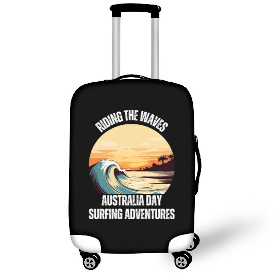 Riding the Waves: Australia Day Surfing Adventures Luggage Covers
