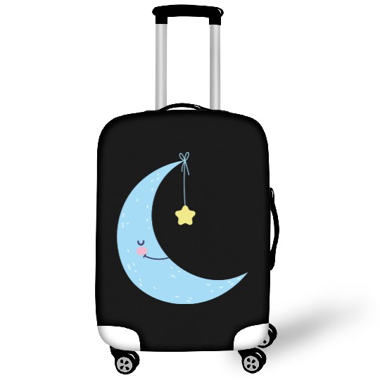 Moon and star Luggage Covers